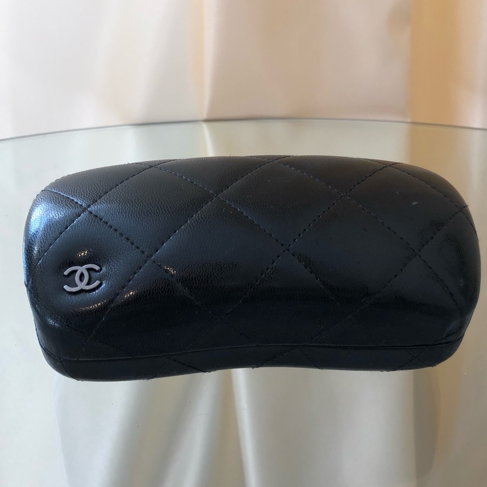 CHANEL Leather Sunglasses Case